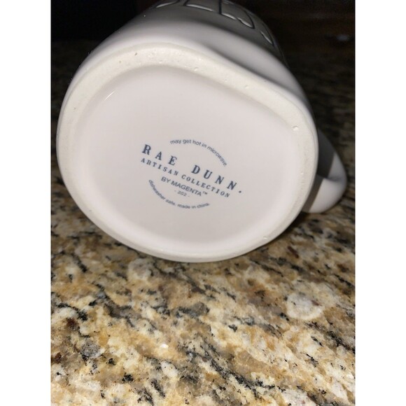 Rae Dunn Artisan Collection Coffee Mug Cup By Magenta BLESSED - Picture 3 of 5